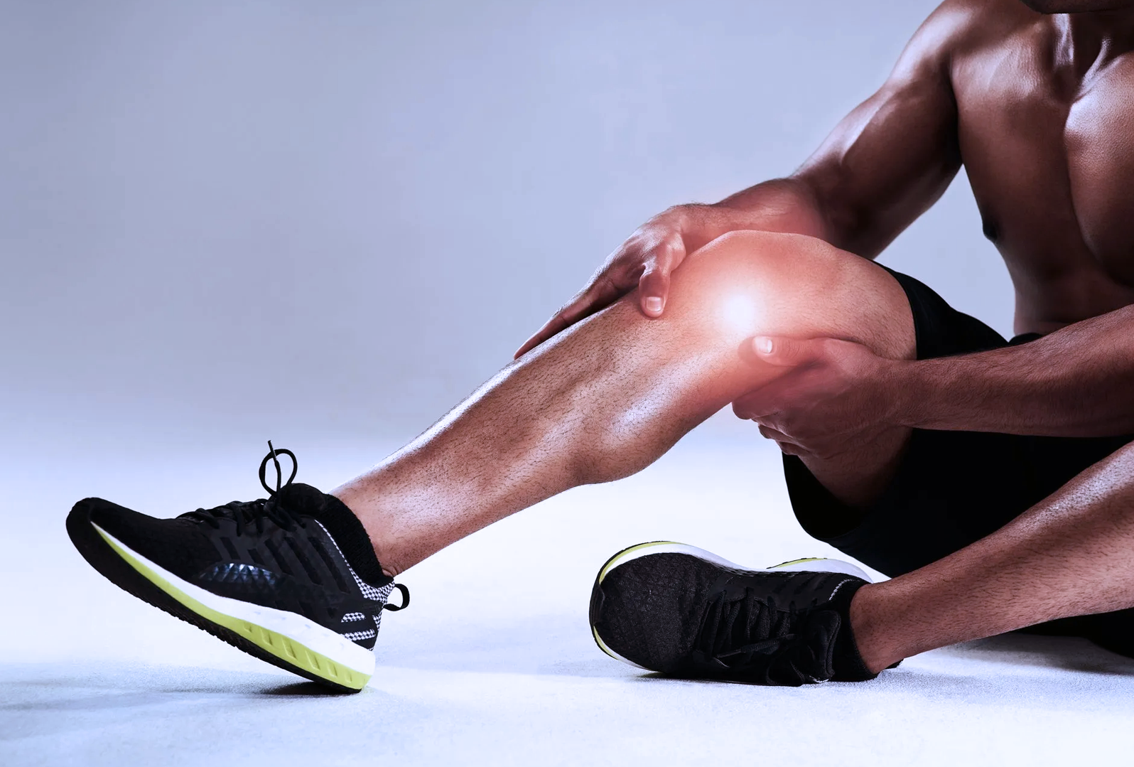 Diagram of the knee showing ACL location and structure