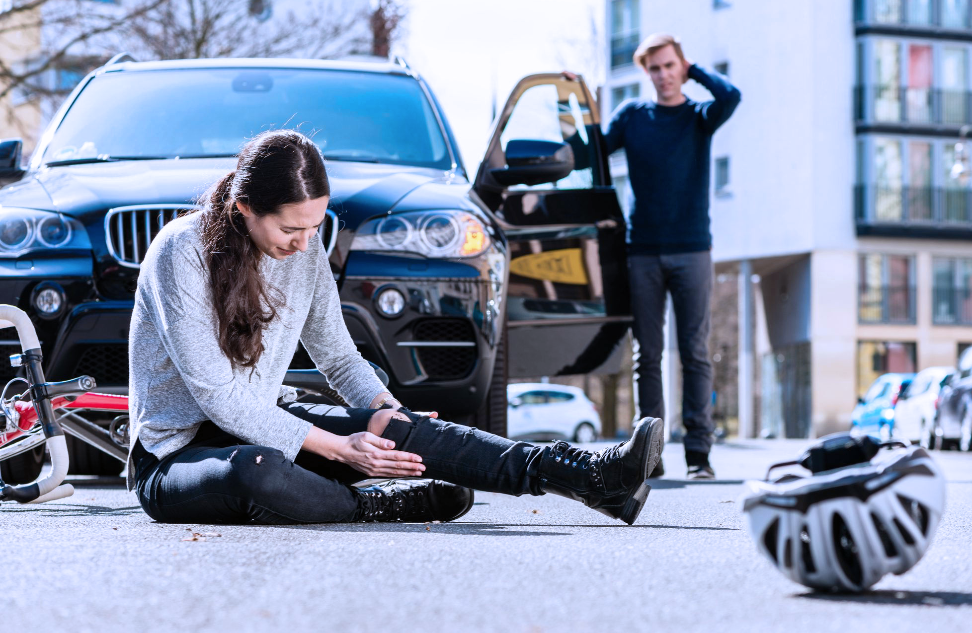 A physiotherapist working with a patient